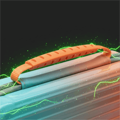 Blue Luggage-Grade Hard Shell Carrying Case for Nintendo Switch 2