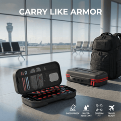 Armor Hard Shell Carrying Case for Nintendo Switch 2 - 24 Game Cartridge Slots