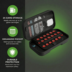 Armor Hard Shell Carrying Case for Nintendo Switch 2 - 24 Game Cartridge Slots