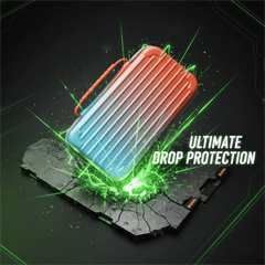 Blue Luggage-Grade Hard Shell Carrying Case for Nintendo Switch 2