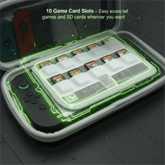 Heavy-Duty EVA Hard Shell Carrying Case for Nintendo Switch 2