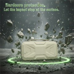 Beige Heavy-Duty EVA Hard Shell Carrying Case for Nintendo Switch 2