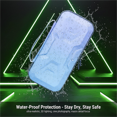 Blue Heavy-Duty EVA Hard Shell Carrying Case for Nintendo Switch 2