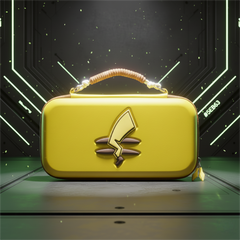 Switch 2 Travel Case - 3D Electric Tail Theme - Shockproof Hard Shell