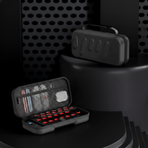 Black Armor Hard Shell Carrying Case for Nintendo Switch 2 - 24 Game Cartridge Slots