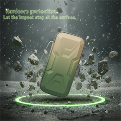 Green Heavy-Duty EVA Hard Shell Carrying Case for Nintendo Switch 2