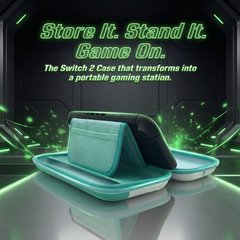 Cute Island Design Switch 2 Carrying Case – Hard Shell Travel Protector with