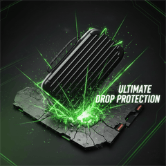 Black Luggage-Grade Hard Shell Carrying Case for Nintendo Switch 2