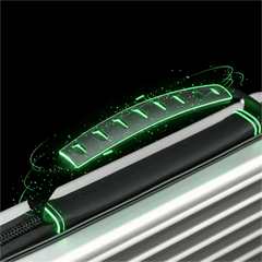 Silver Luggage-Grade Hard Shell Carrying Case for Nintendo Switch 2