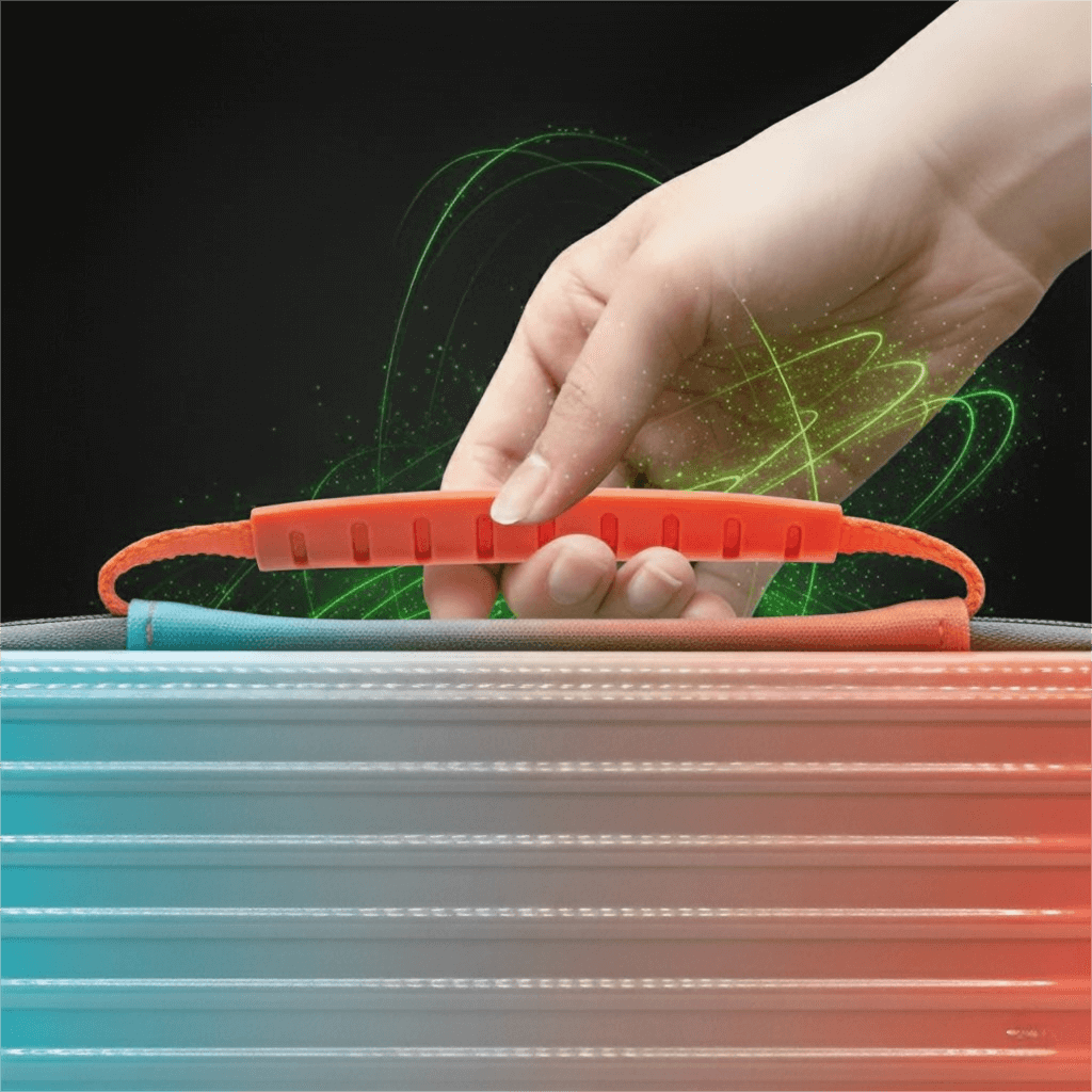 Blue Luggage-Grade Hard Shell Carrying Case for Nintendo Switch 2