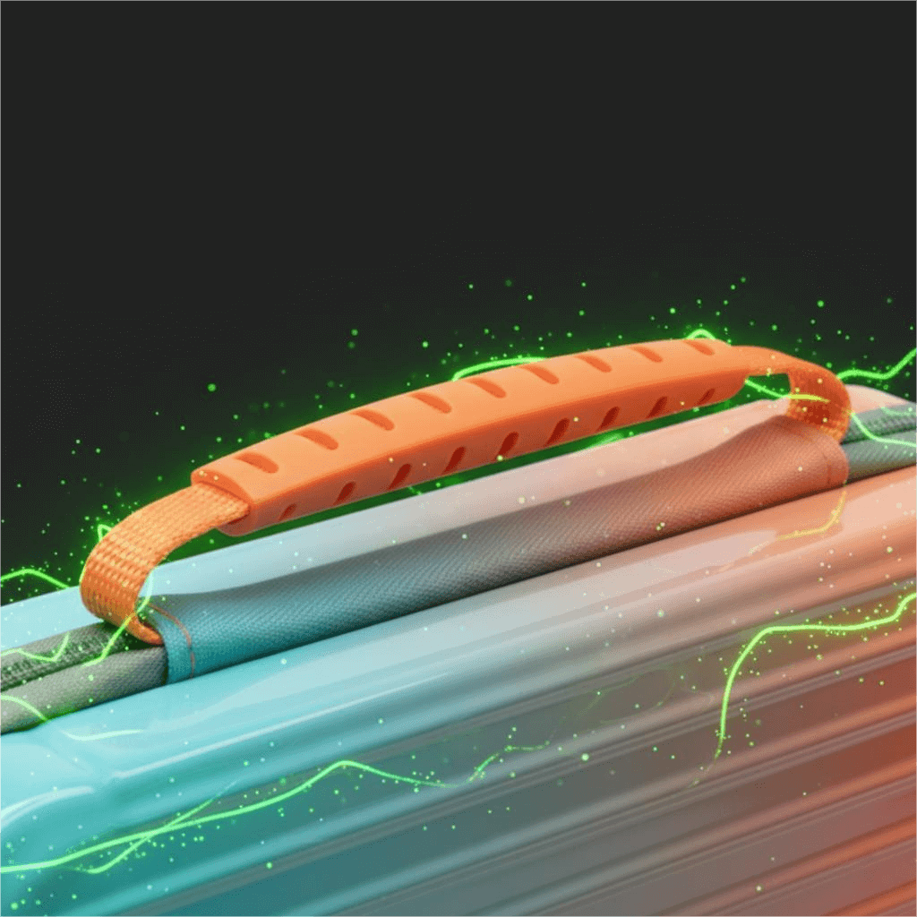 Blue Luggage-Grade Hard Shell Carrying Case for Nintendo Switch 2