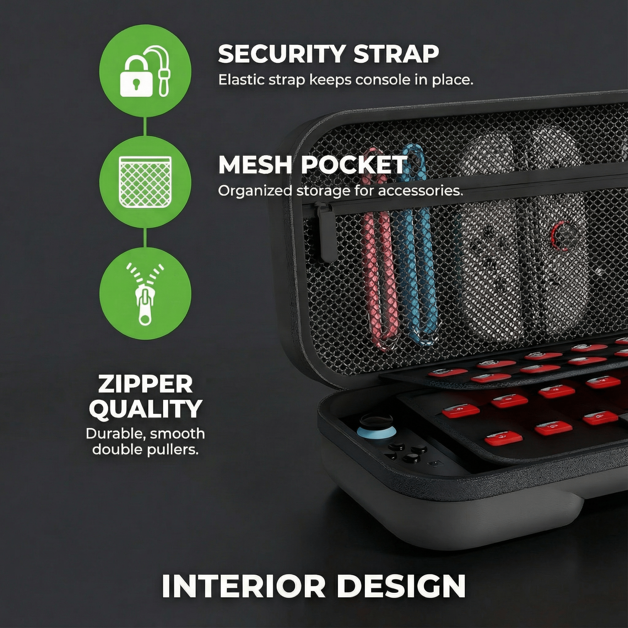 Armor Hard Shell Carrying Case for Nintendo Switch 2 - 24 Game Cartridge Slots