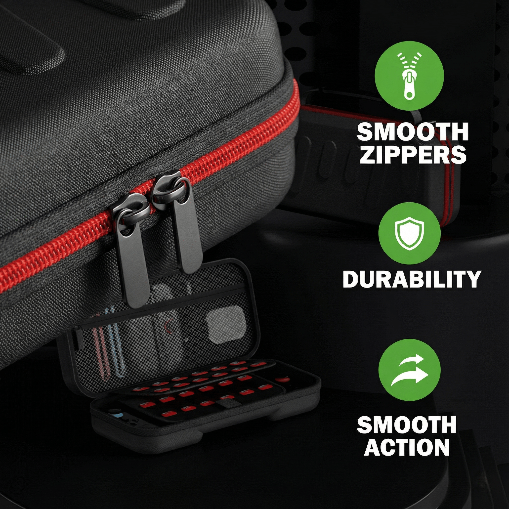 Armor Hard Shell Carrying Case for Nintendo Switch 2 - 24 Game Cartridge Slots