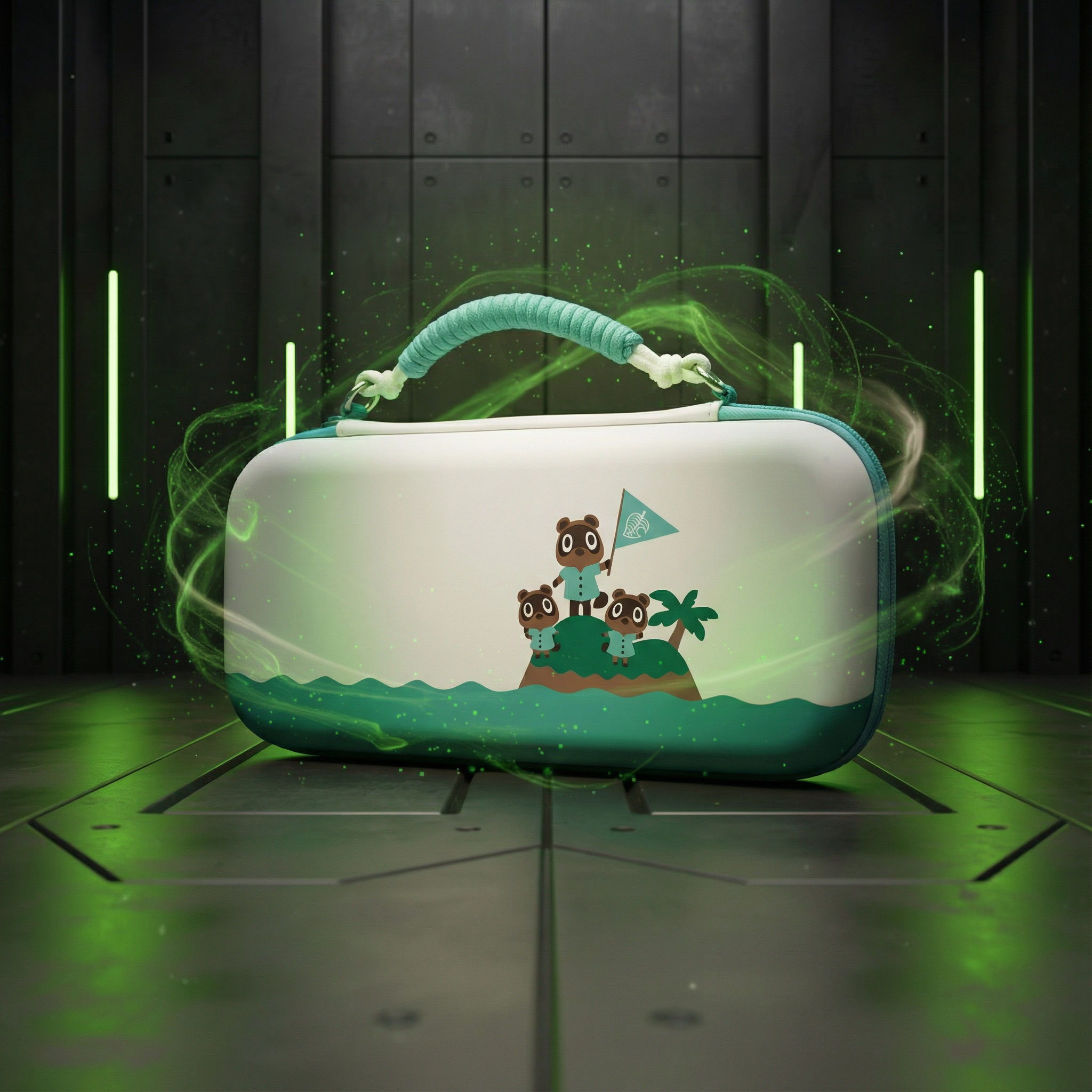 Cute Island Design Switch 2 Carrying Case – Hard Shell Travel Protector with