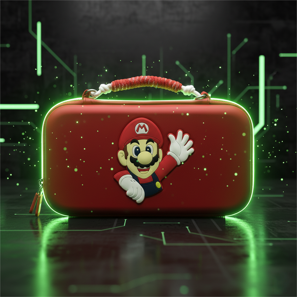 Red Mario Carrying Case Red Nintendo Switch Game Case