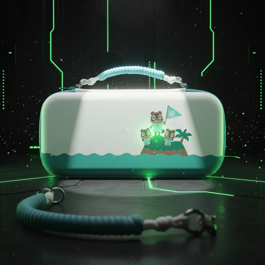 Cute Island Design Switch 2 Carrying Case – Hard Shell Travel Protector with