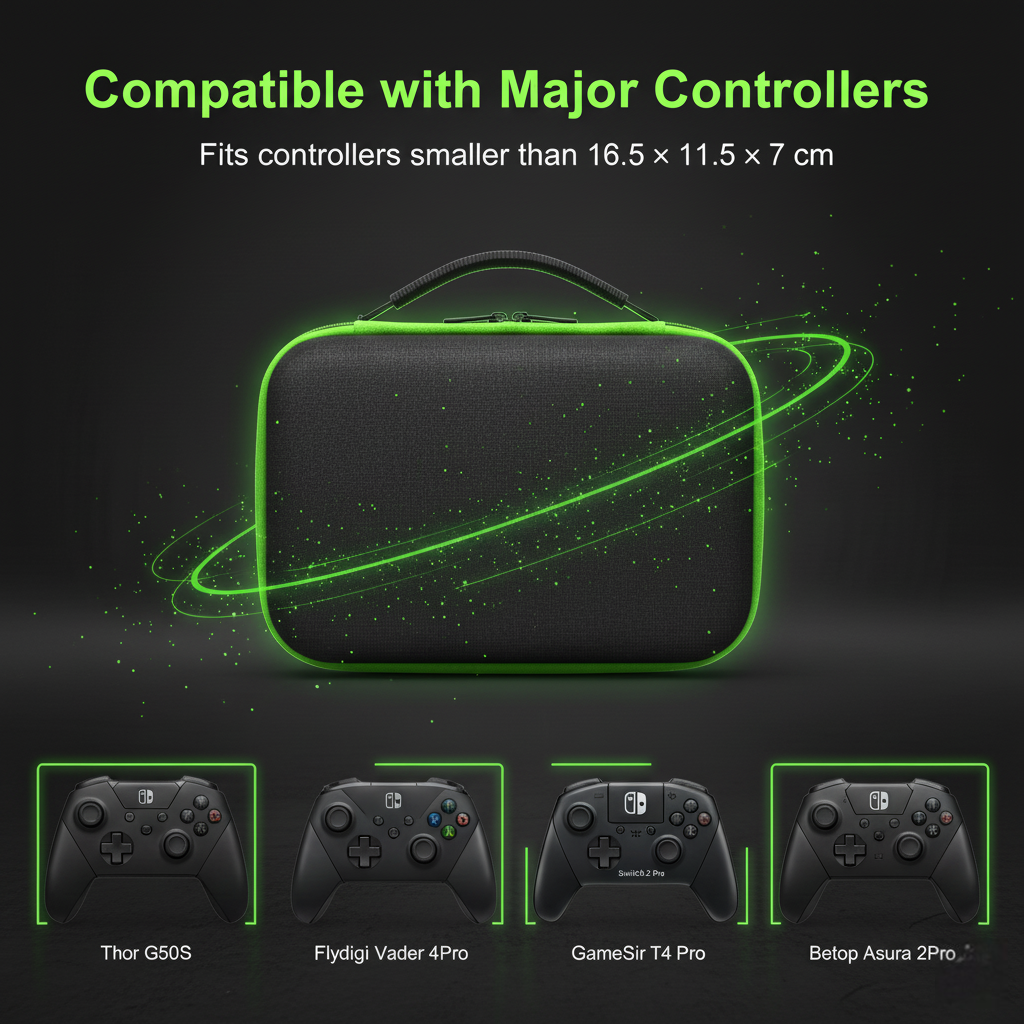 Universal Dual Game Controller Travel Case