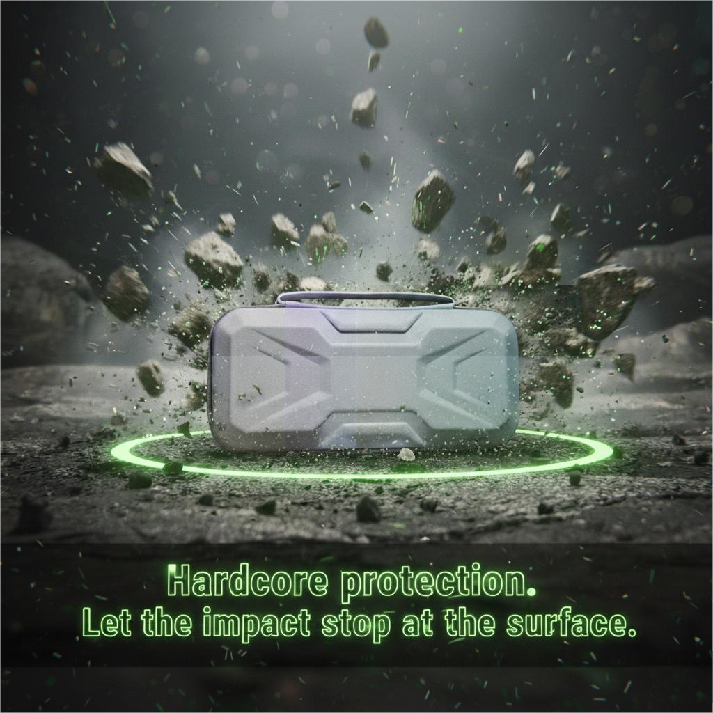 Blue Heavy-Duty EVA Hard Shell Carrying Case for Nintendo Switch 2