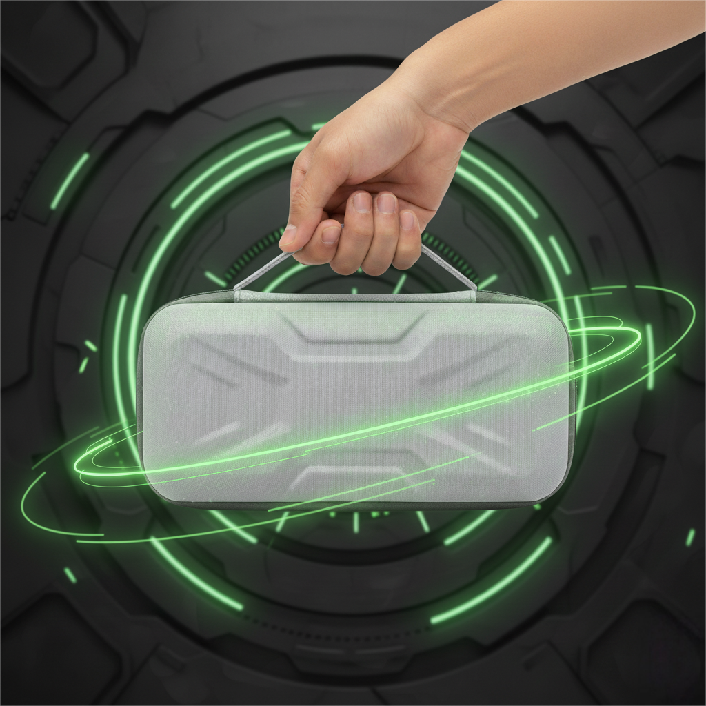 Gray Heavy-Duty EVA Hard Shell Carrying Case for Nintendo Switch 2