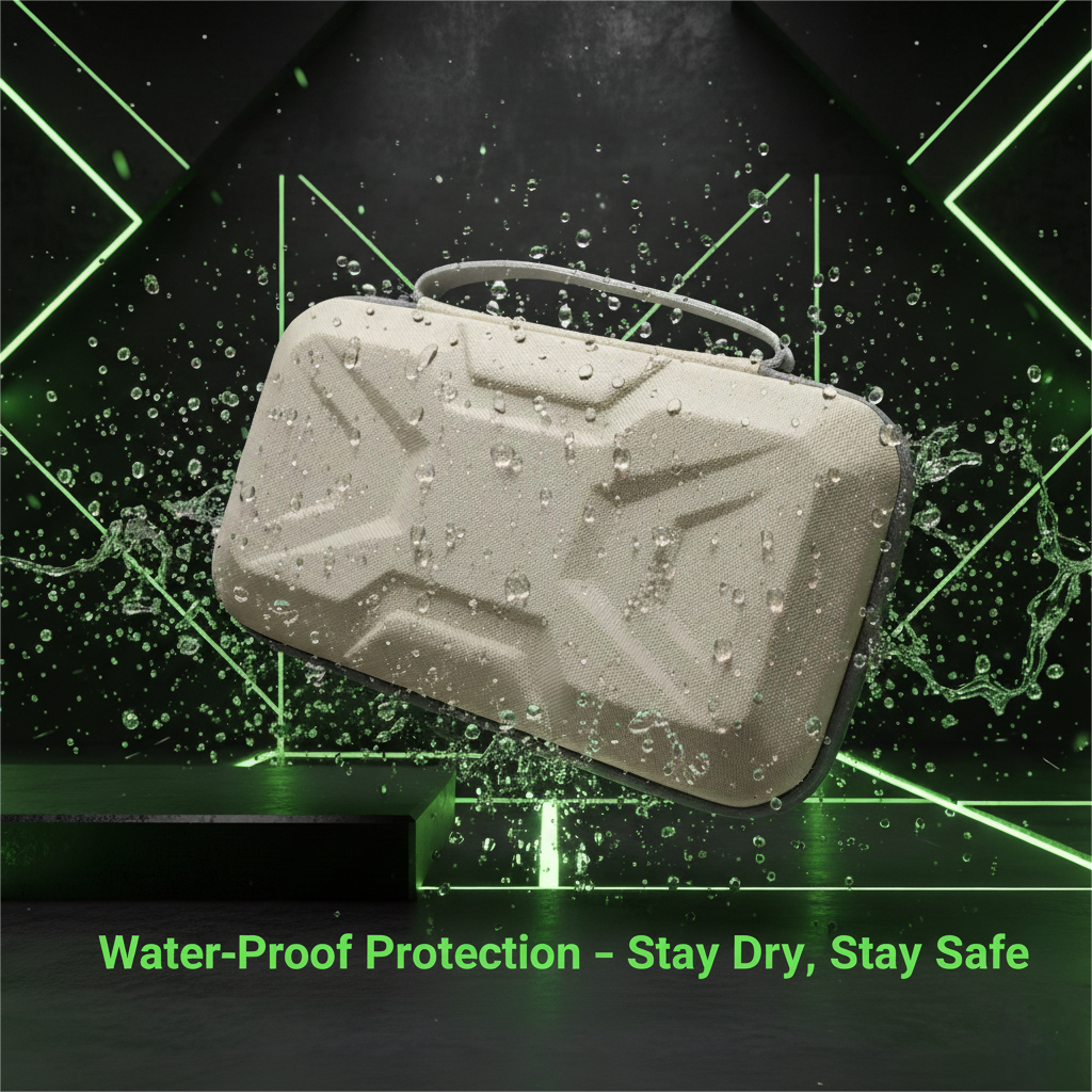 Beige Heavy-Duty EVA Hard Shell Carrying Case for Nintendo Switch 2