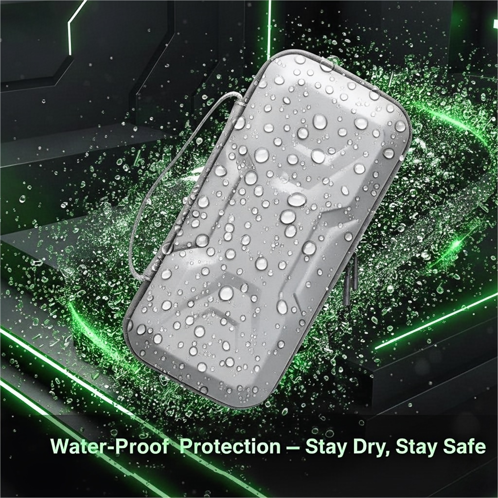 Gray Heavy-Duty EVA Hard Shell Carrying Case for Nintendo Switch 2