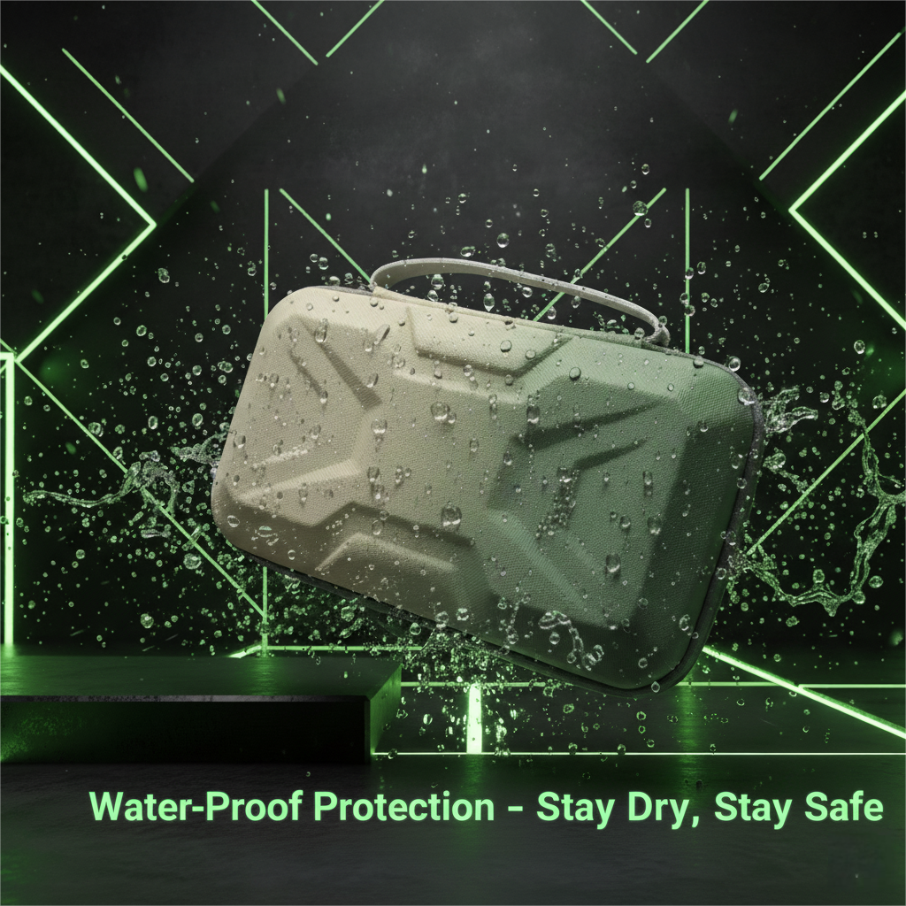 Green Heavy-Duty EVA Hard Shell Carrying Case for Nintendo Switch 2