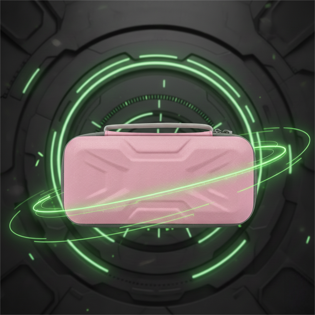 Pink Heavy-Duty EVA Hard Shell Carrying Case for Nintendo Switch 2