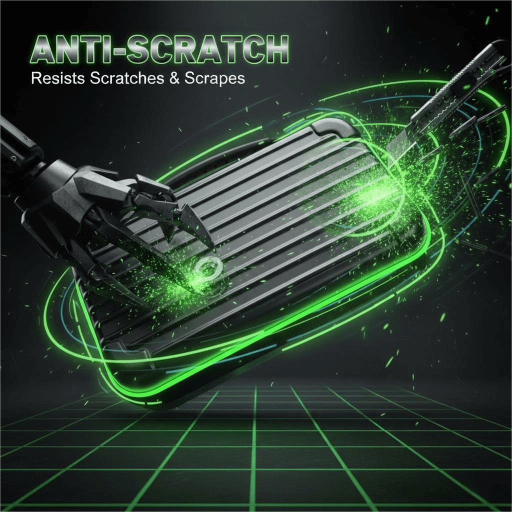 Black Luggage-Grade Hard Shell Carrying Case for Nintendo Switch 2