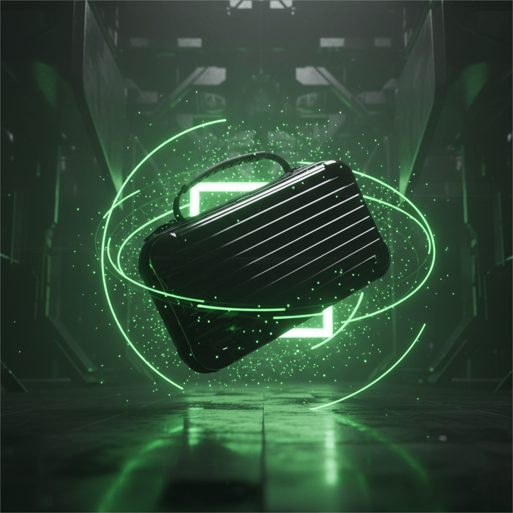 Black Luggage-Grade Hard Shell Carrying Case for Nintendo Switch 2