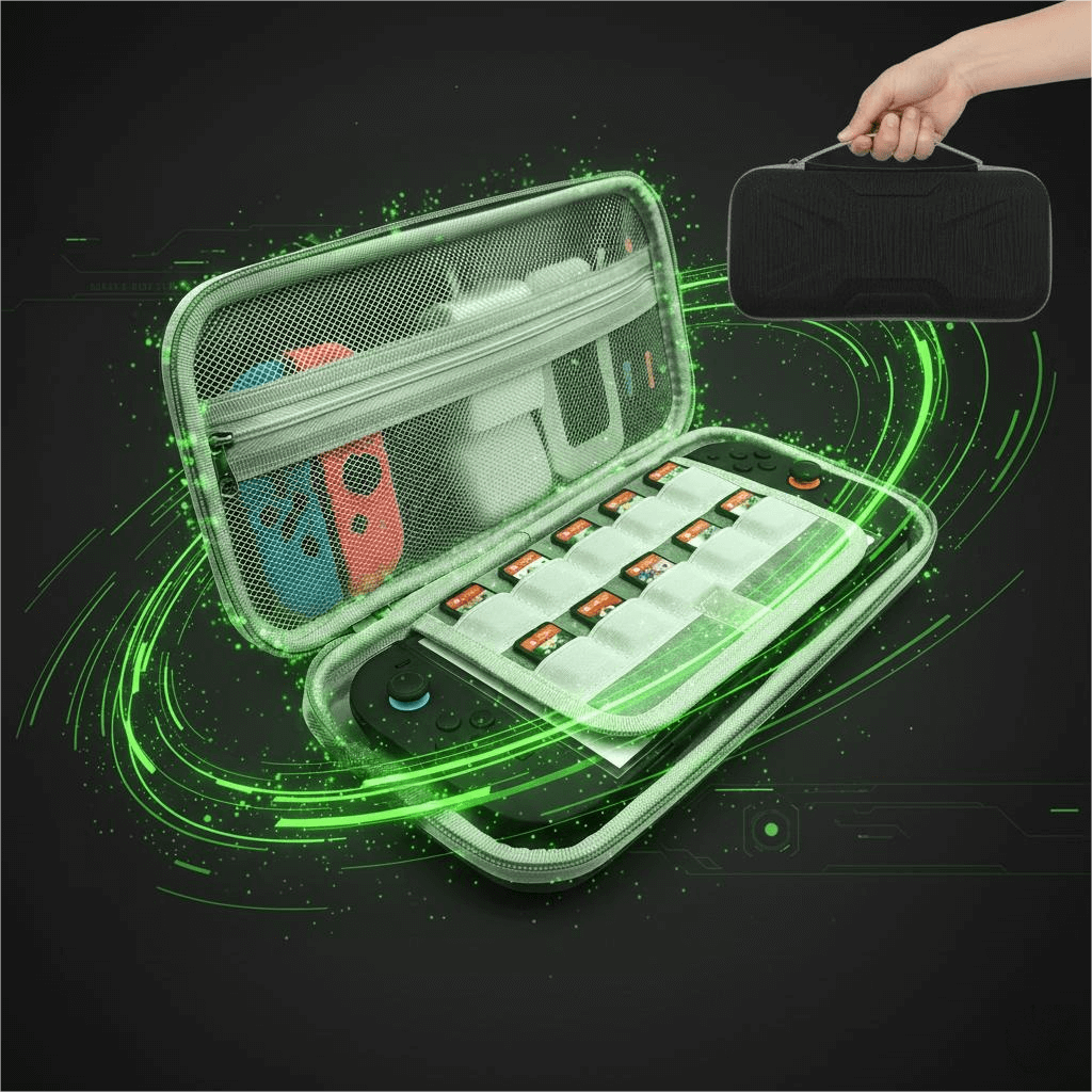 Heavy-Duty EVA Hard Shell Carrying Case for Nintendo Switch 2